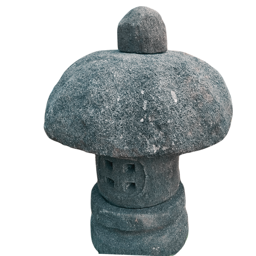 Lava Stone Garden Lantern style 1
