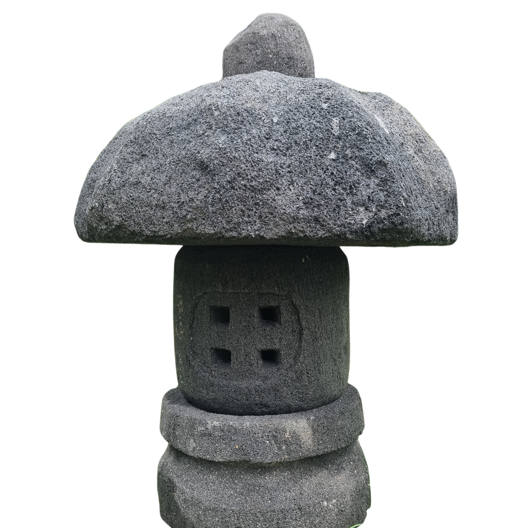 Lava Stone Garden Lantern style 1