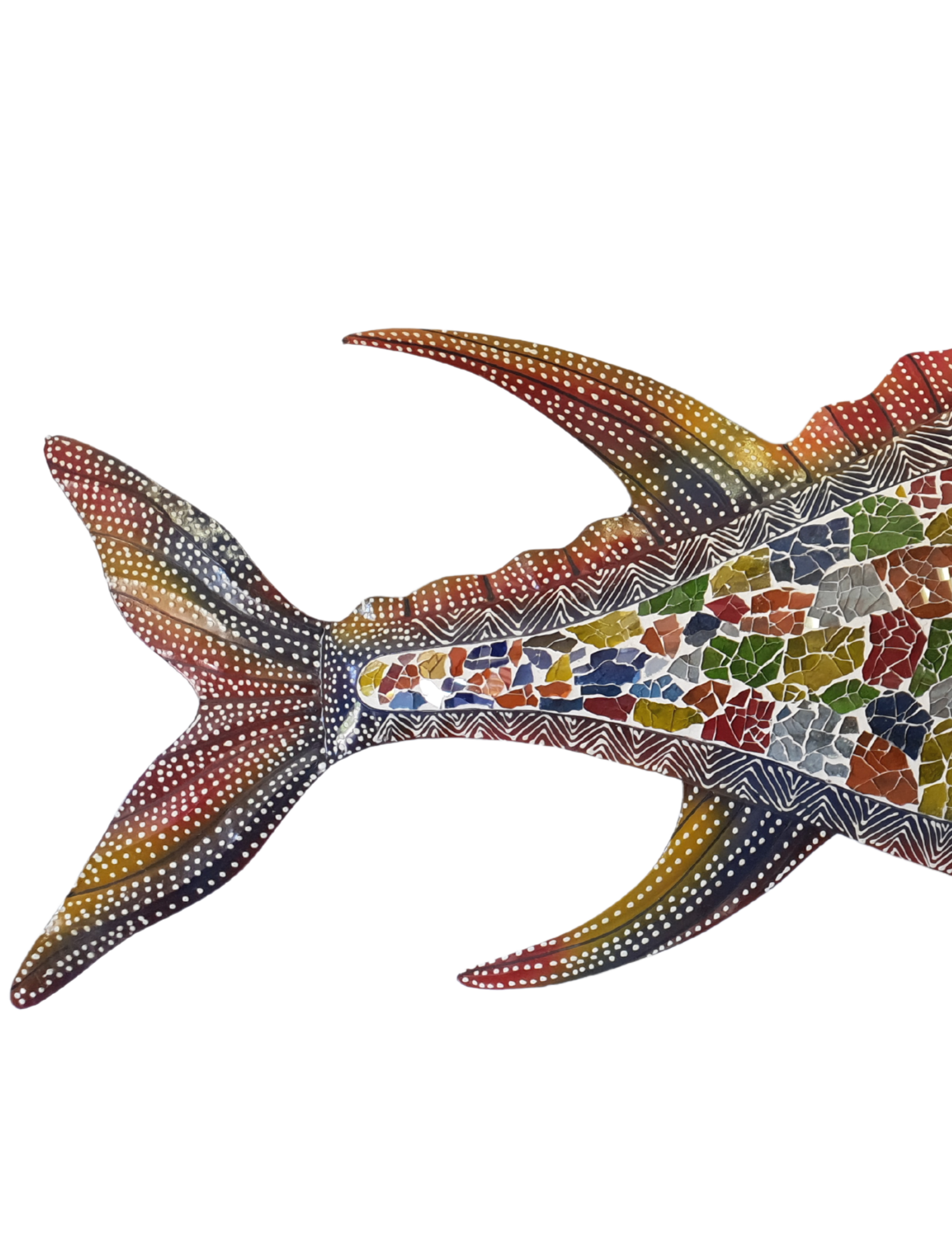 Mosiac Tuna Fish Metal Art