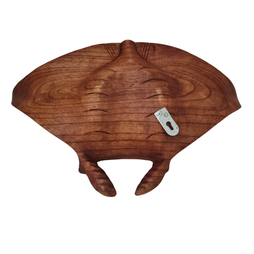 Manta Ocean Sting Ray Carved Wood