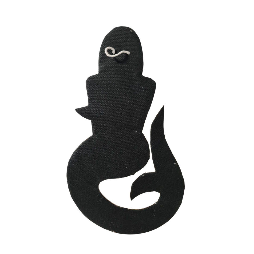 Mermaid Shell Wall Hanging bacck view 