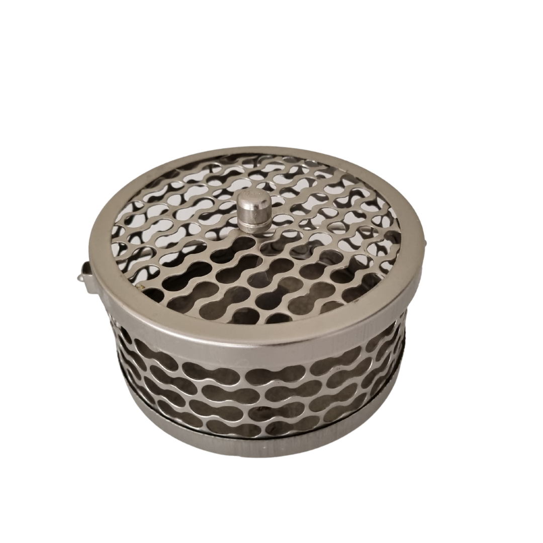 Metal Mosquito Coil Holders Silver 