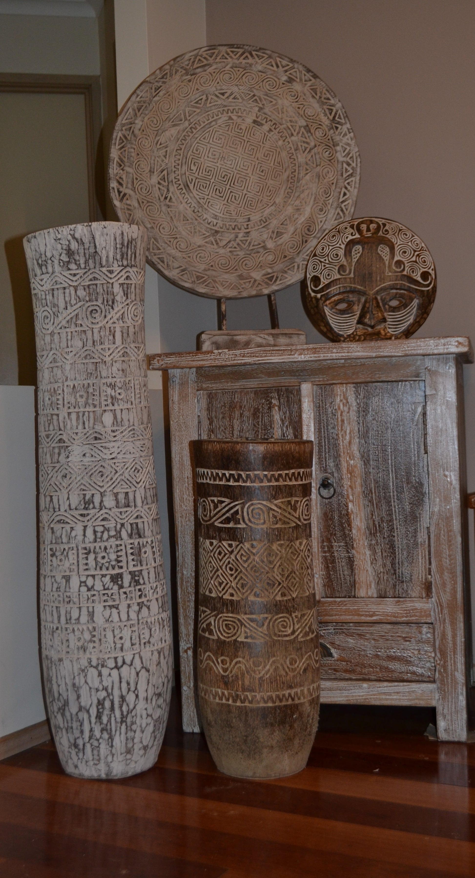 Timor Art COCO Pot Tribal Design
