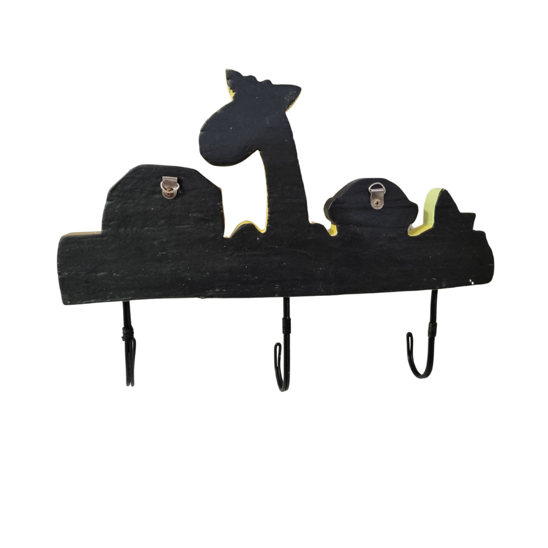 Nursery Wall Hooks for Kids' Room Back View