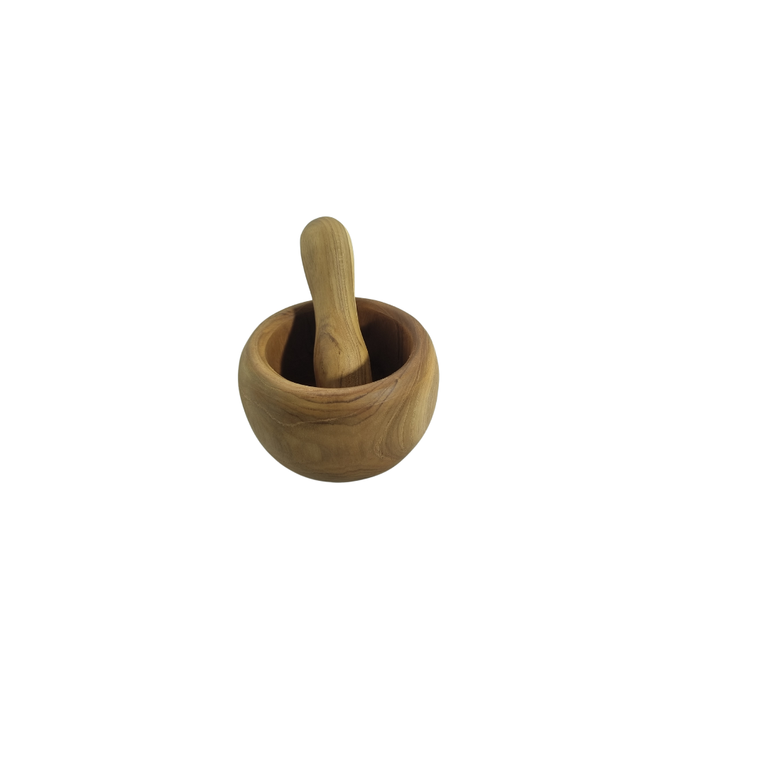 Pestal & Mortar Wooden Kitchen Tools style 1