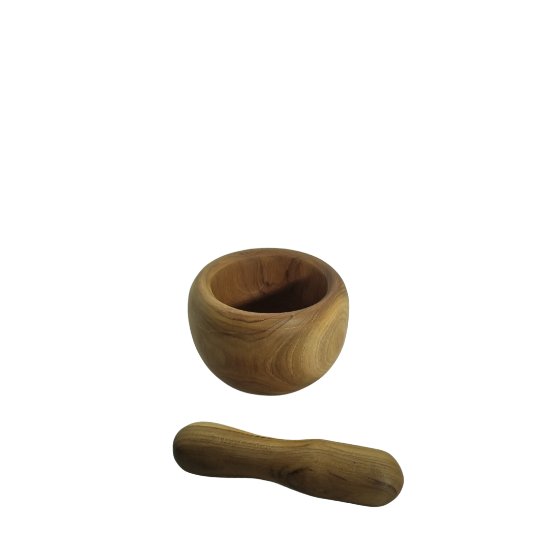 Pestal & Mortar Wooden Kitchen Tools style 1
