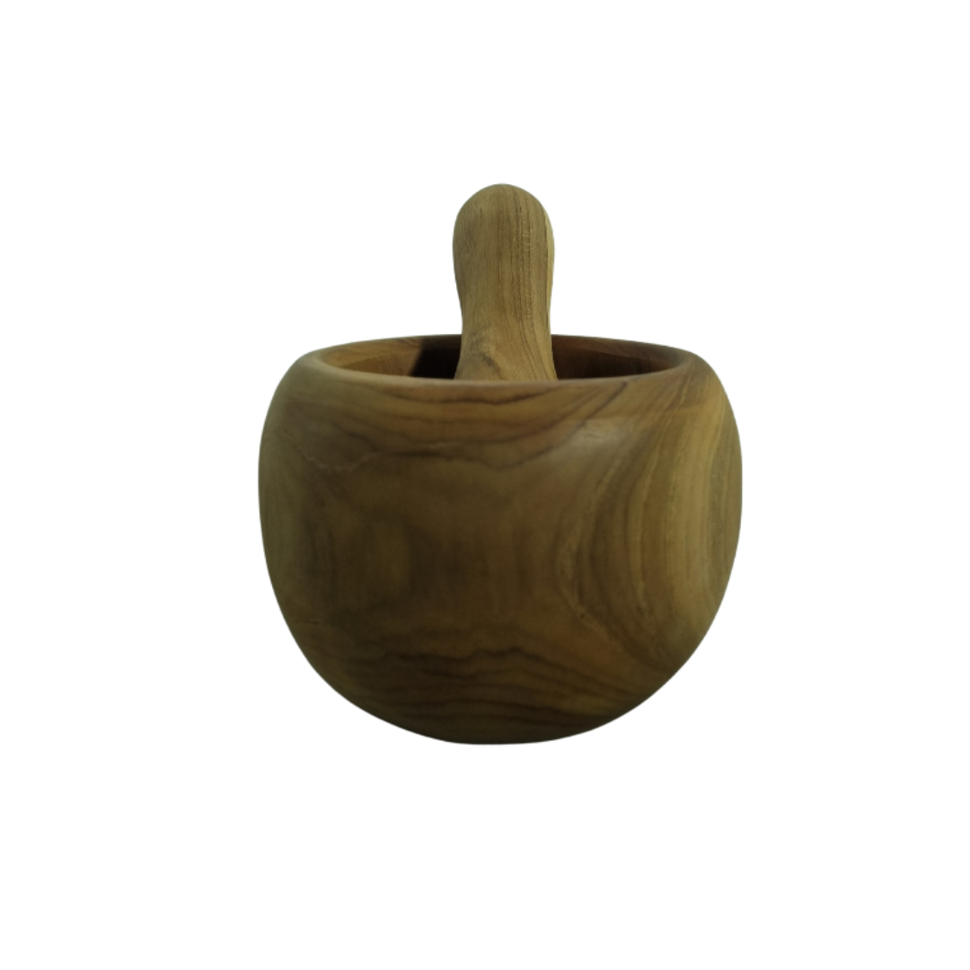 Pestal & Mortar Wooden Kitchen Tools
