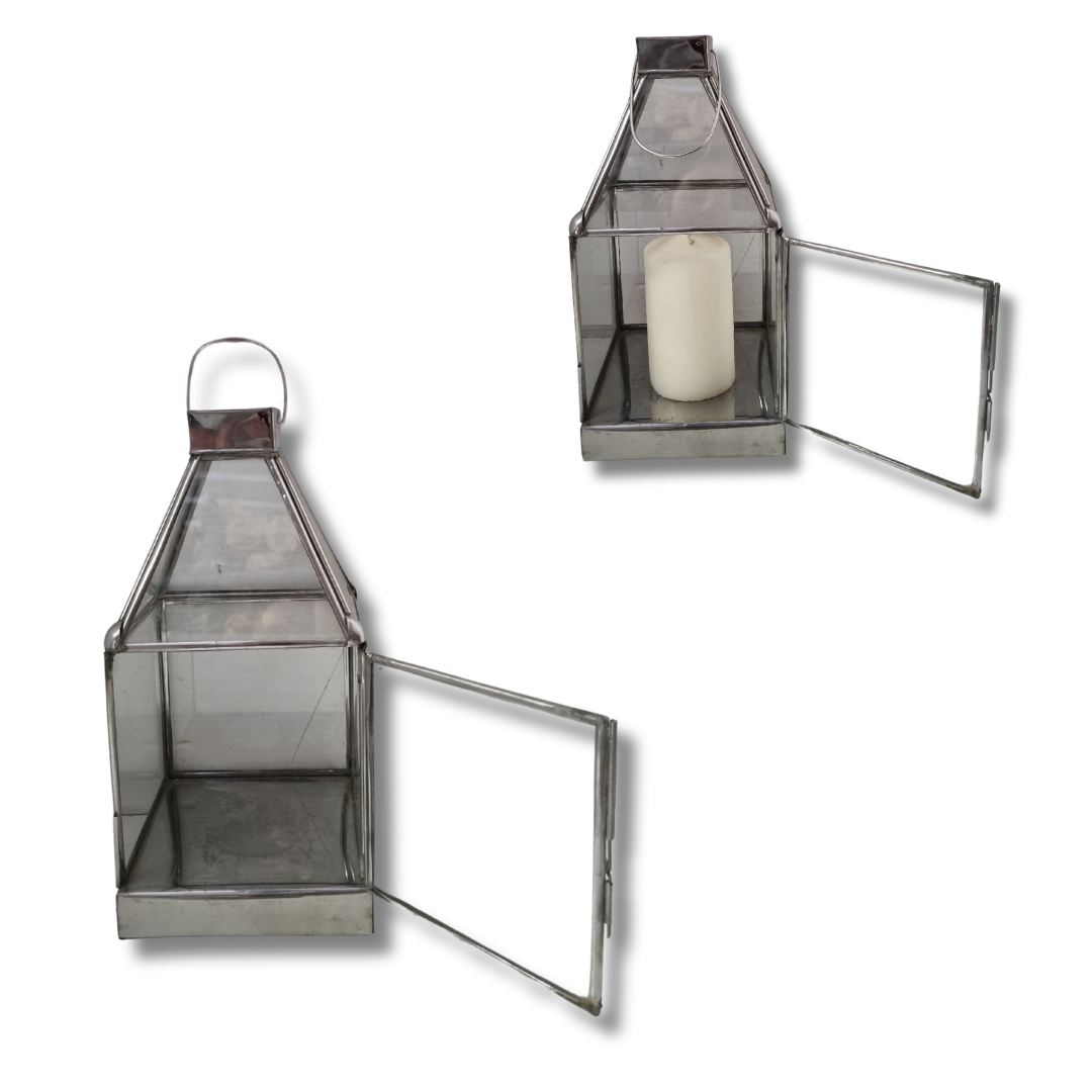 Silver Metal Lanterns (SMALL)