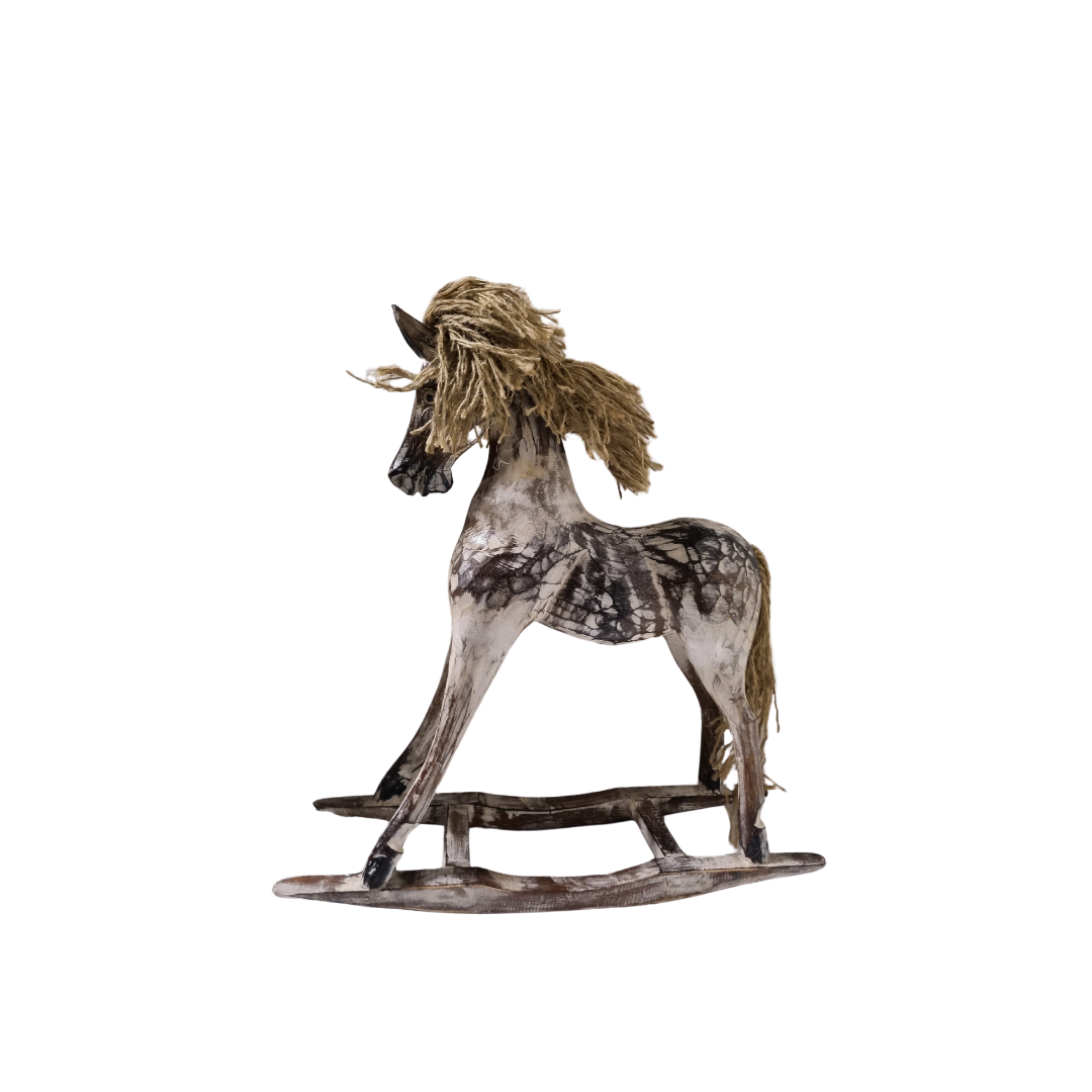 wooden decorative piece set on a white back ground