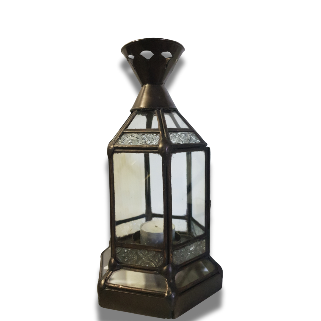 Rustic Metal Lantern Decor