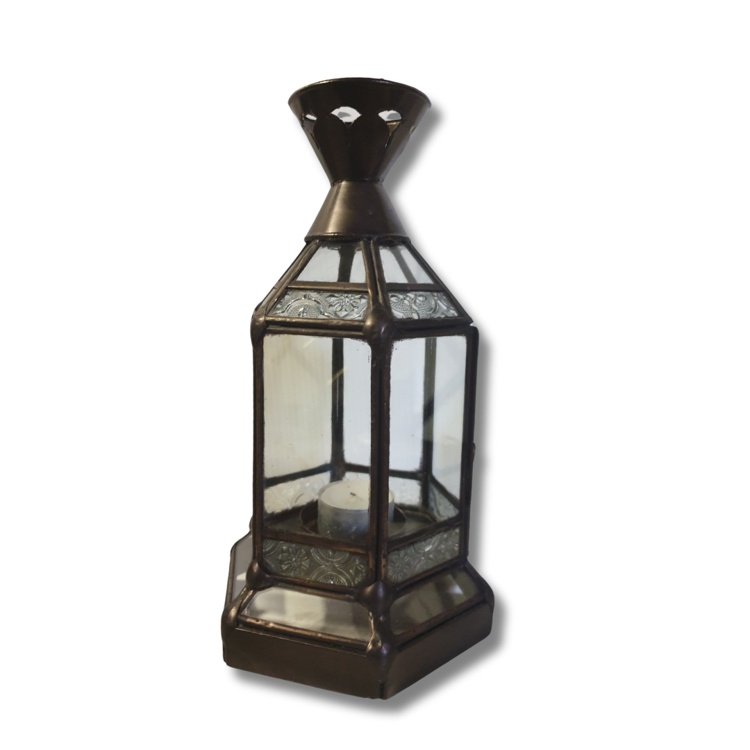 Rustic Metal Lantern Decor