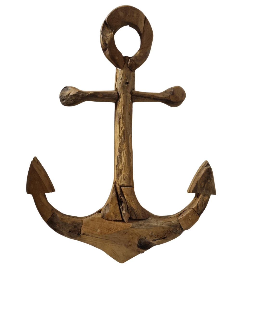 Rustic Reclaimed Teak Anchors NO STAND 
