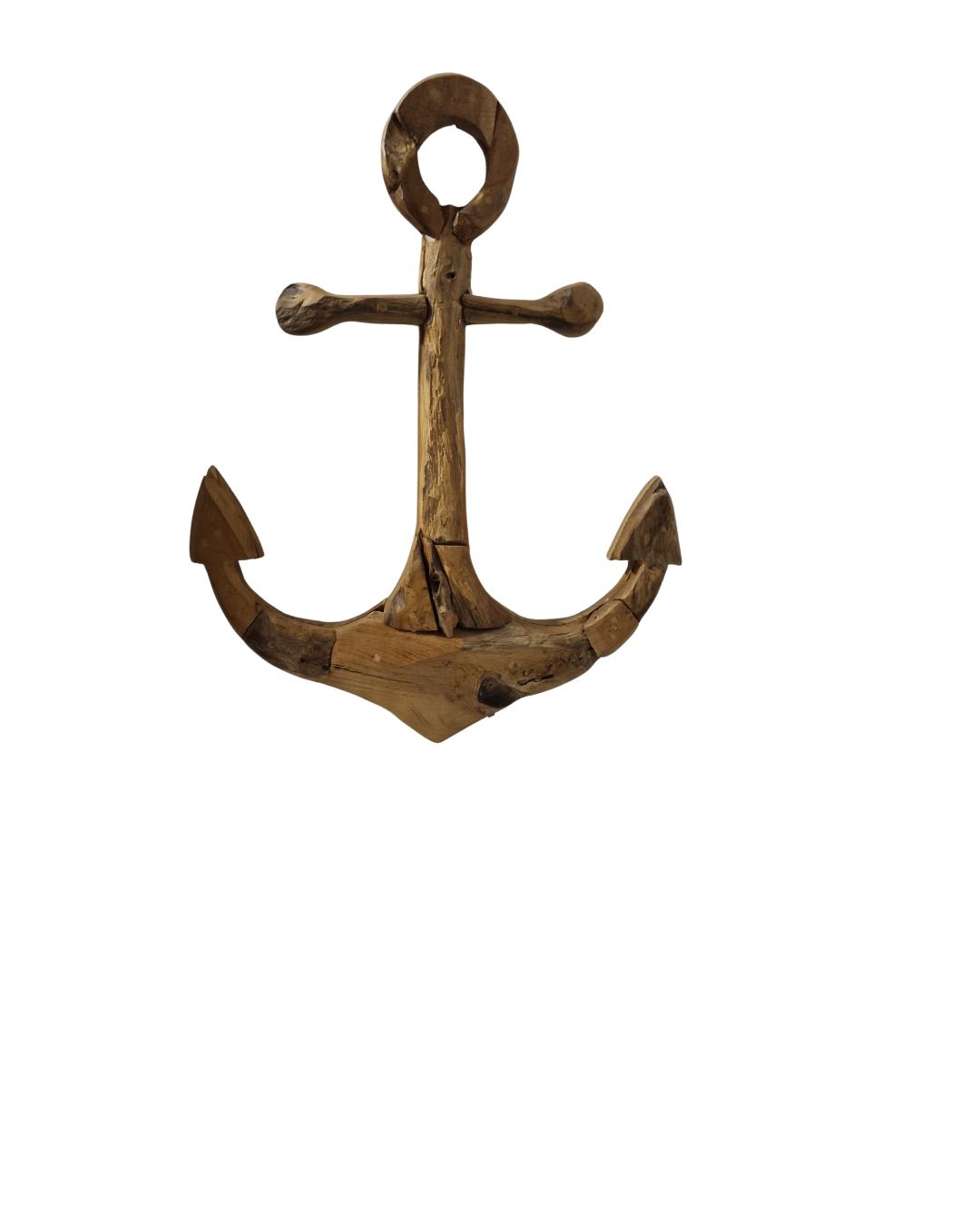 Rustic Reclaimed Teak Anchors NO STAND 