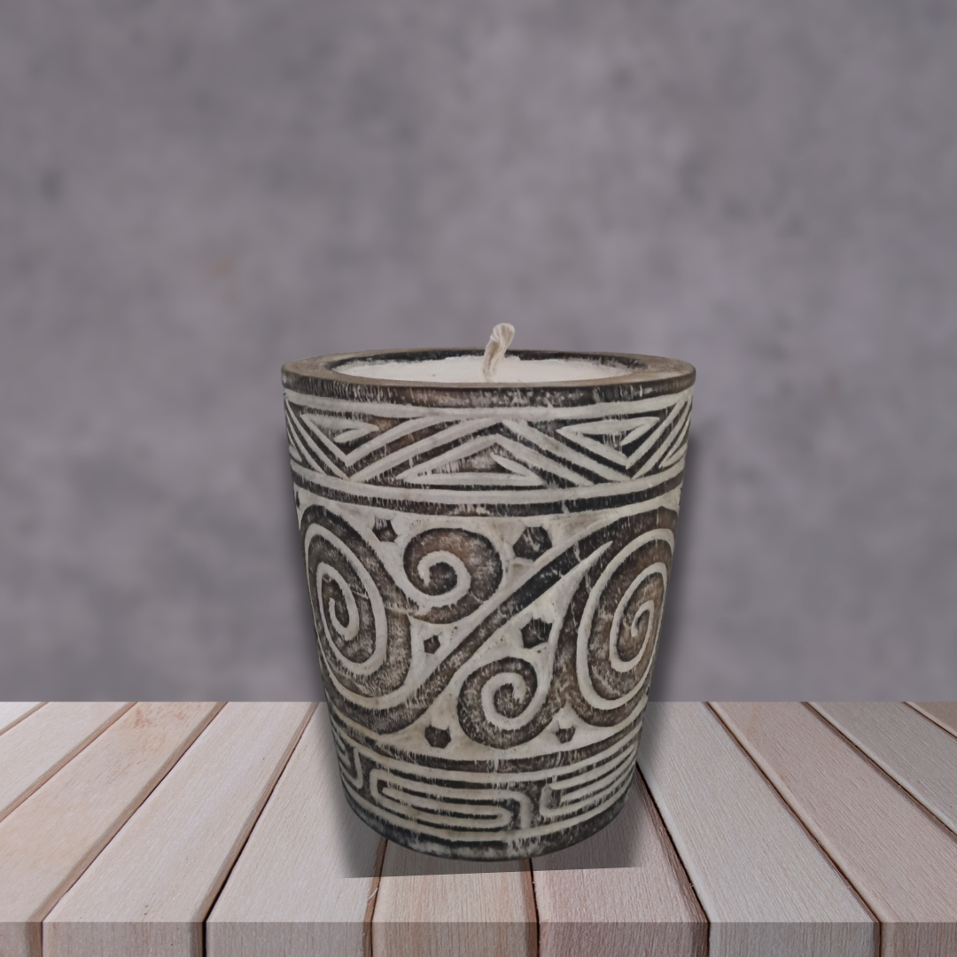 Rustic Wooden Candles STYLE 5
