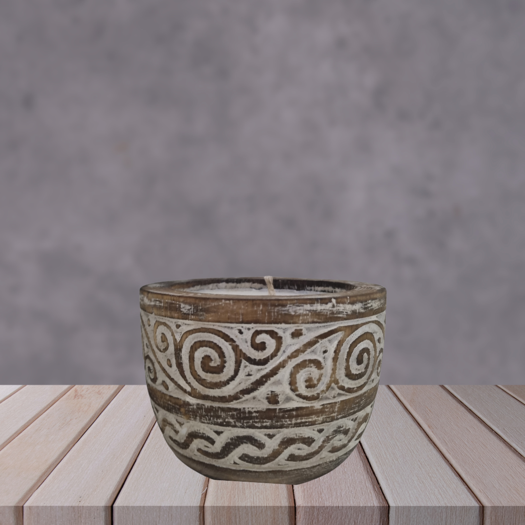 Rustic Wooden Candles STYLE 6