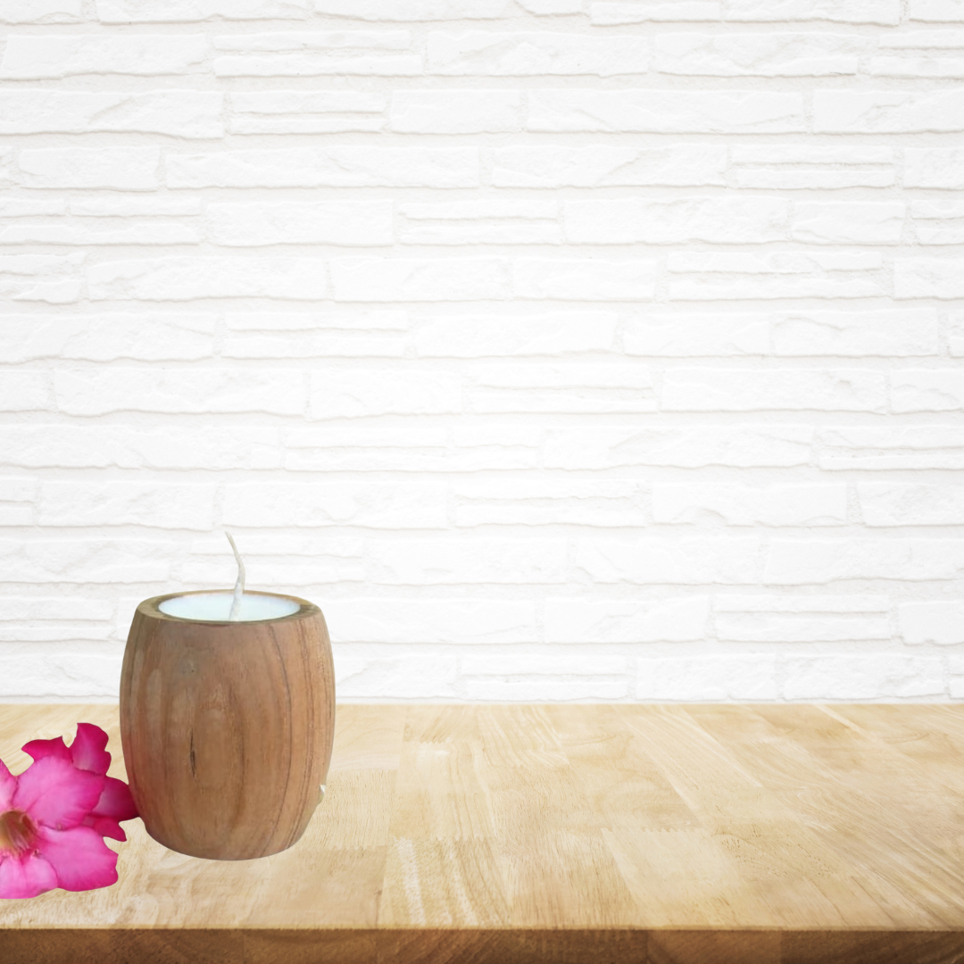 Rustic Wooden Candles STYLE 4