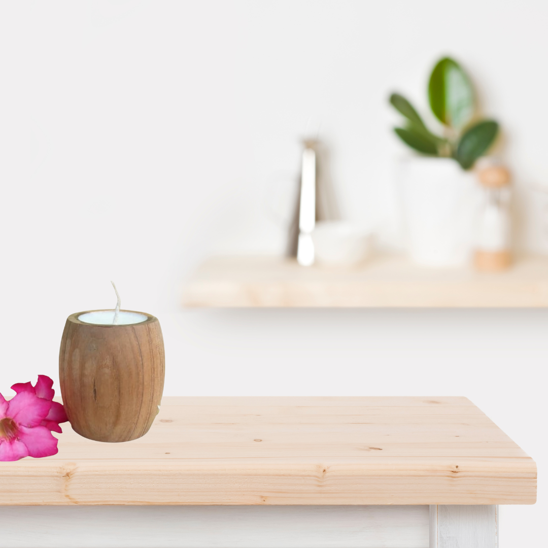 Rustic Wooden Candles STYLE 4