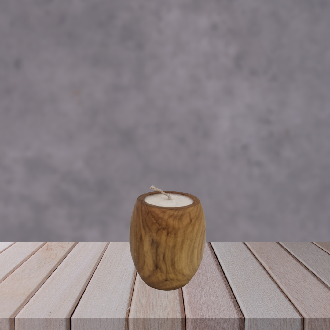 Rustic Wooden Candles STYLE 4