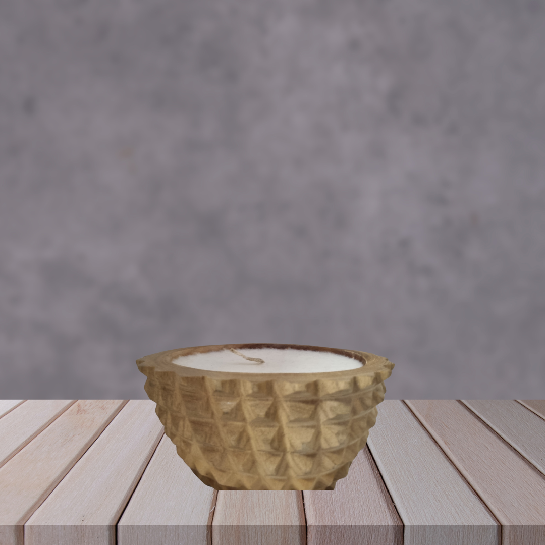 Rustic Wooden Candles STYLE 3