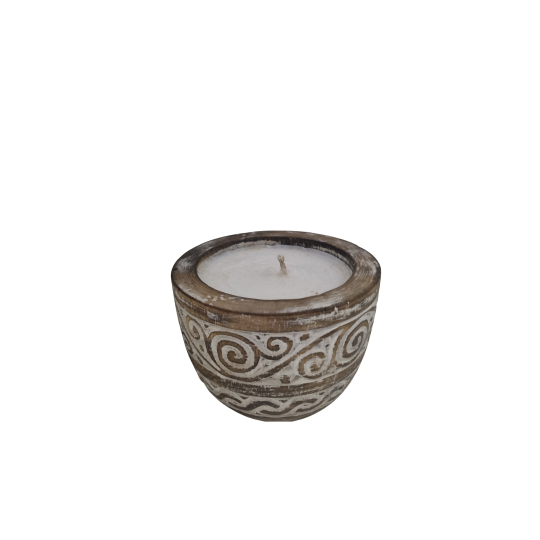 Rustic Wooden Candles STYLE 6