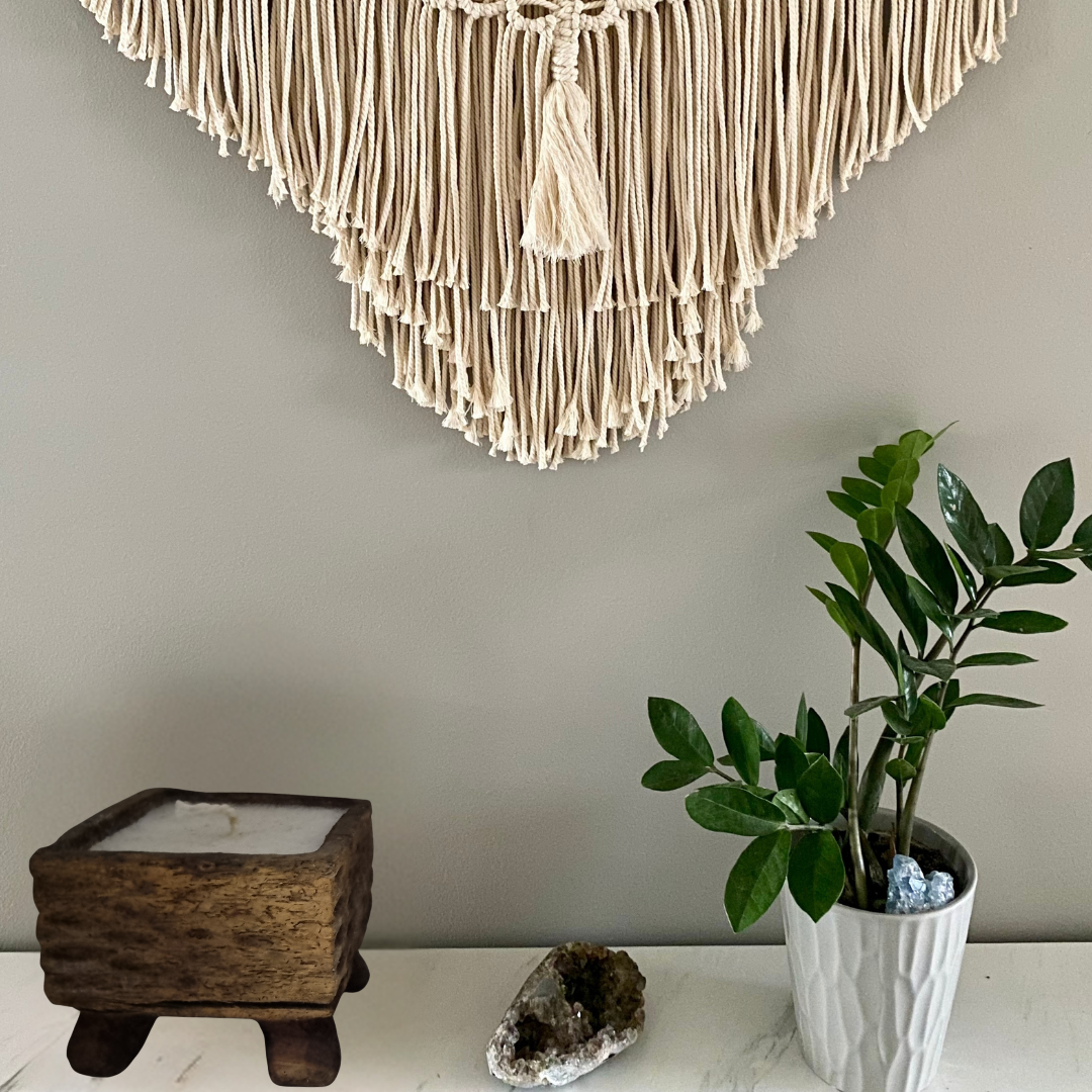 Rustic Wooden Candles