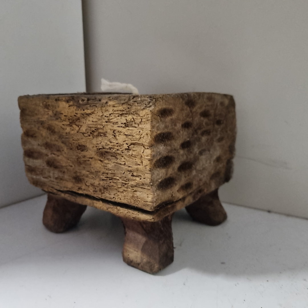 Rustic Wooden Candles