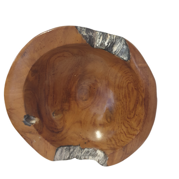 Natural Wooden Bowl Abstract