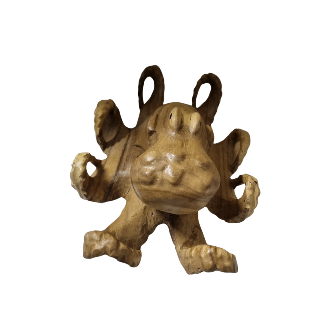 Solid Timber Octopus Art Piece