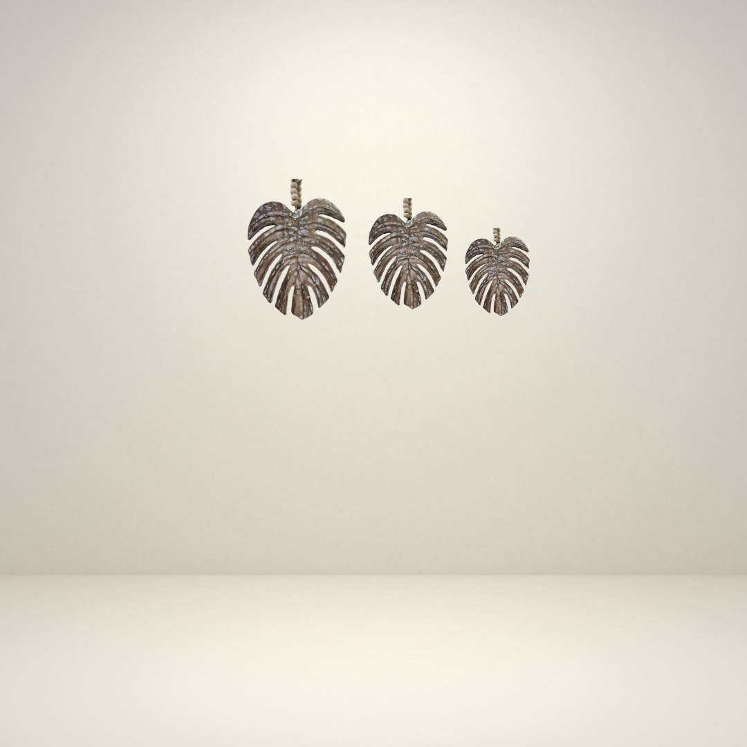 Oak Serenity Leaf Decor