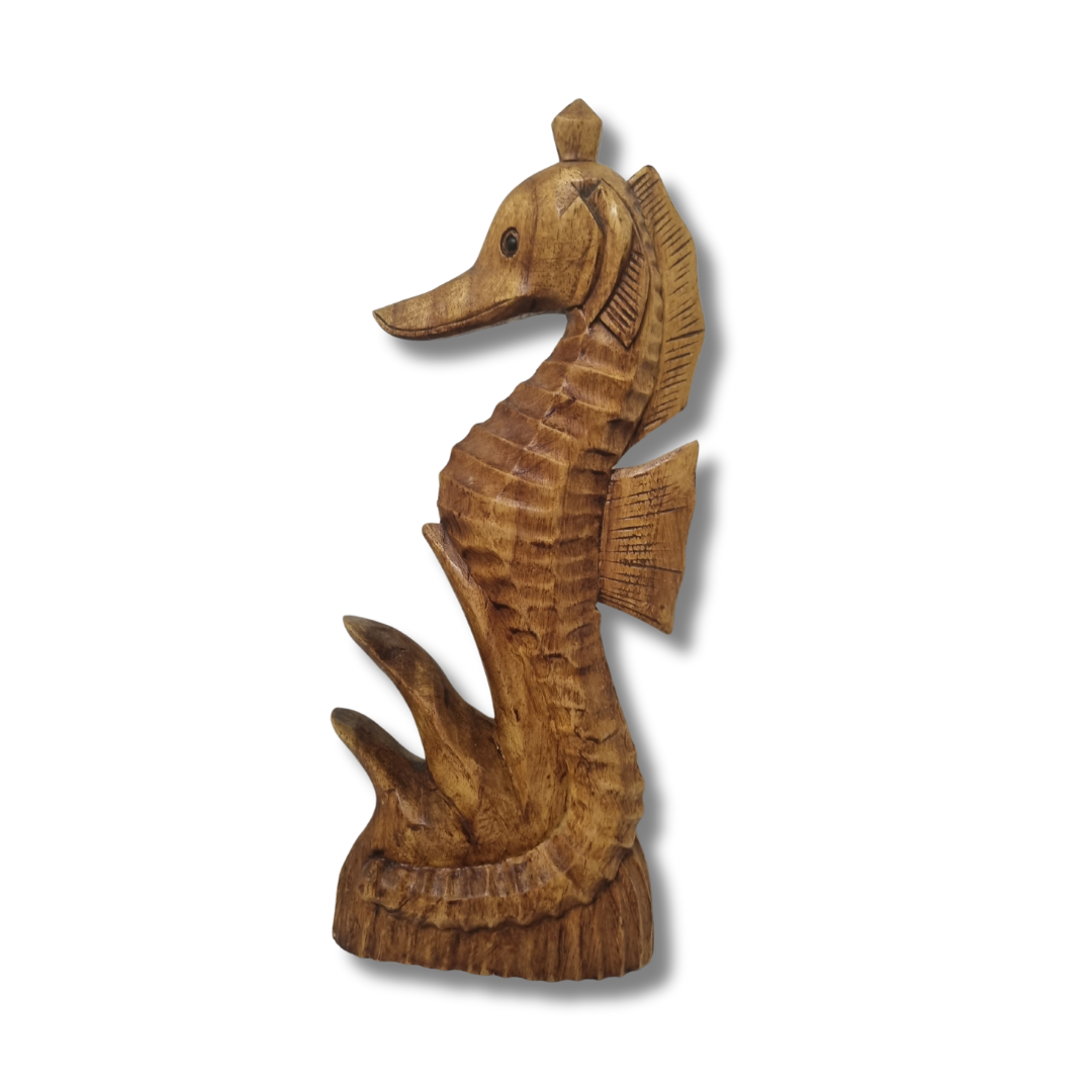 Seahorse Wooden Carved Design