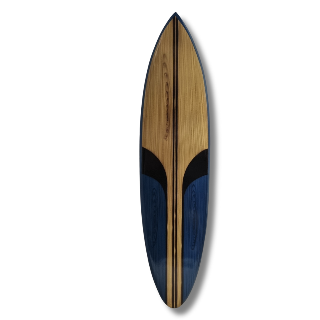 Surfboard Wall Art Blue Tones