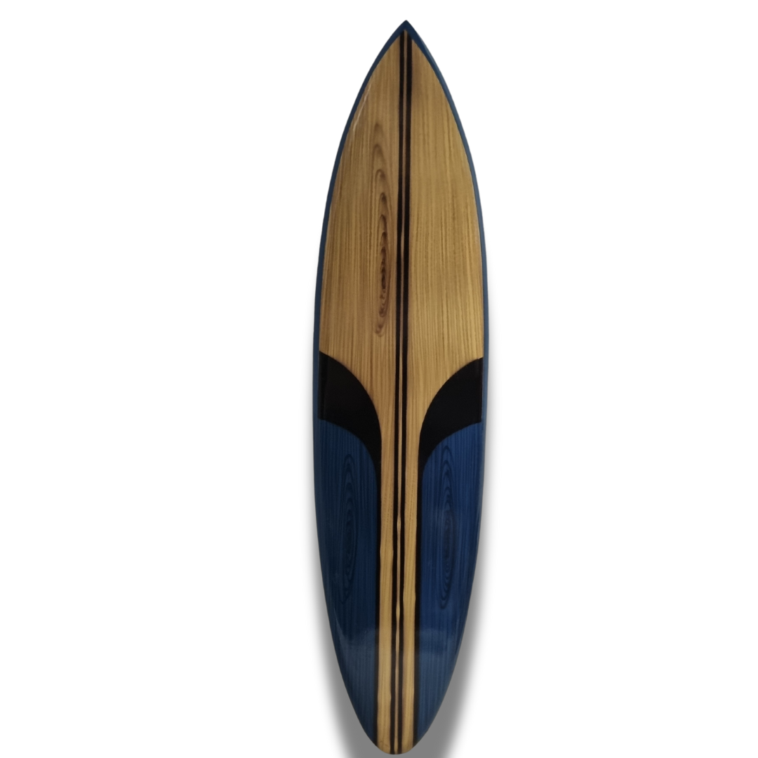 Surfboard Wall Art Blue Tones