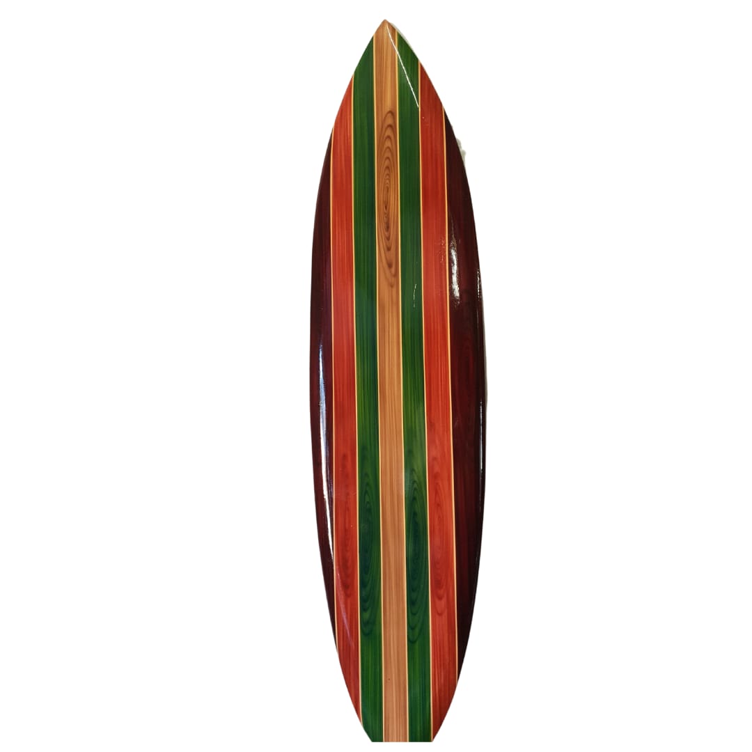 Surfboard Wall Art Green