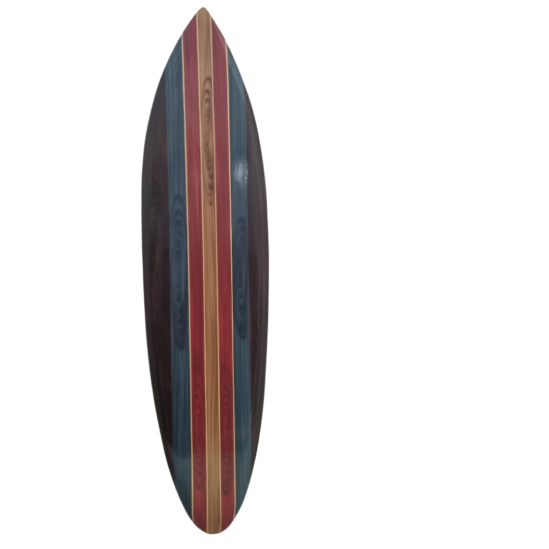 Surfboard Wall Art Light Blue