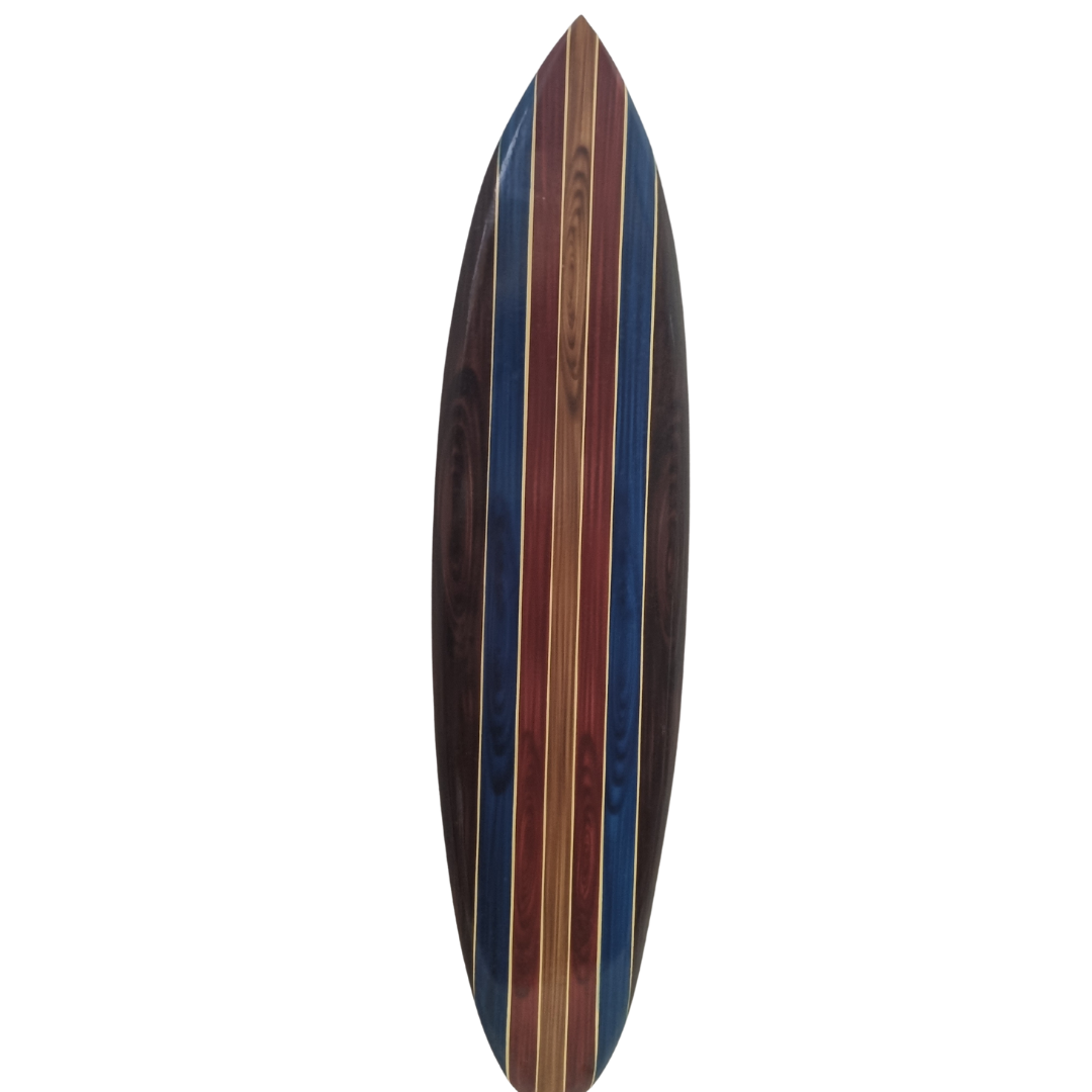 Surfboard Wall Art Dark Blue