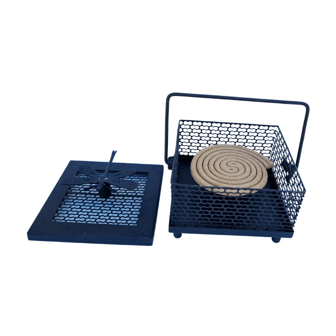 Metal Mosquito Coil Holders open