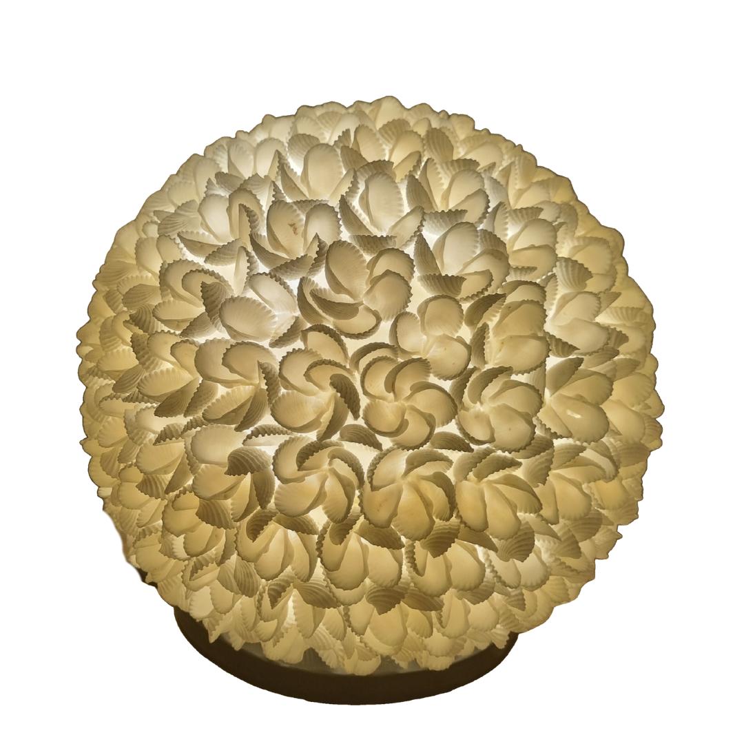 Table Lamp Rose Shell Design