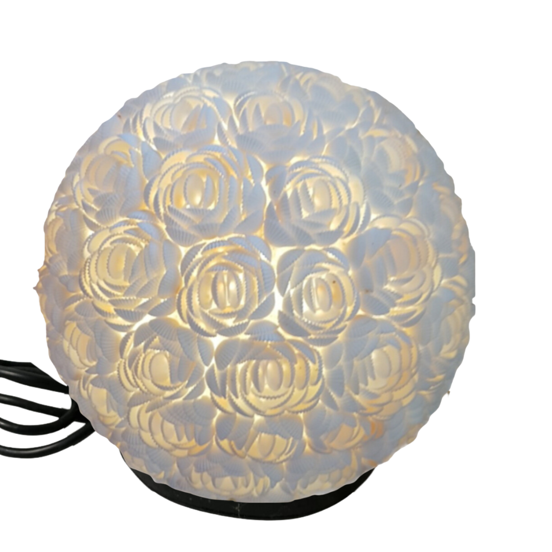 Table Lamp Rose Shell Design