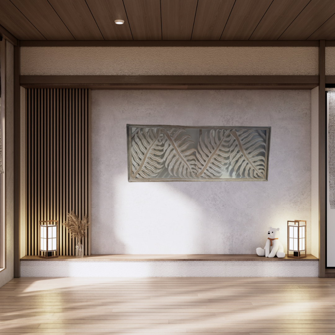 Tropical Fern Wall Hanging Natural