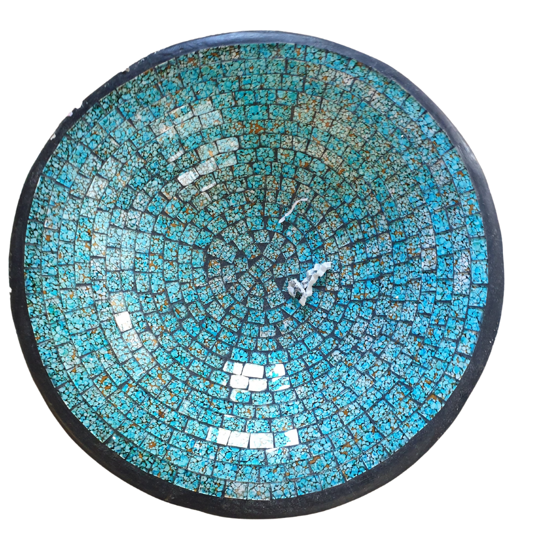 close up view showing the colour variations and the irregular shape 