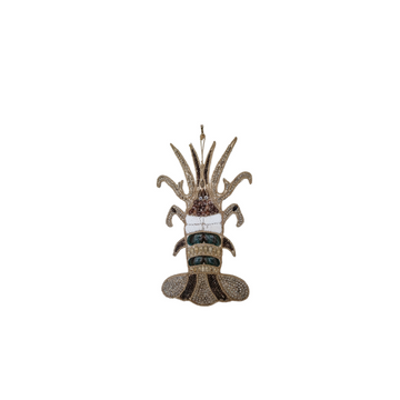 Tropical Wall Art Cray Fish Shell Decor