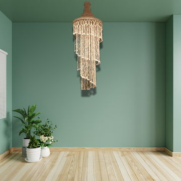 Shell Chandelier Spiral Design