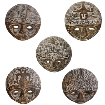 Tribal Mask Wooden Design