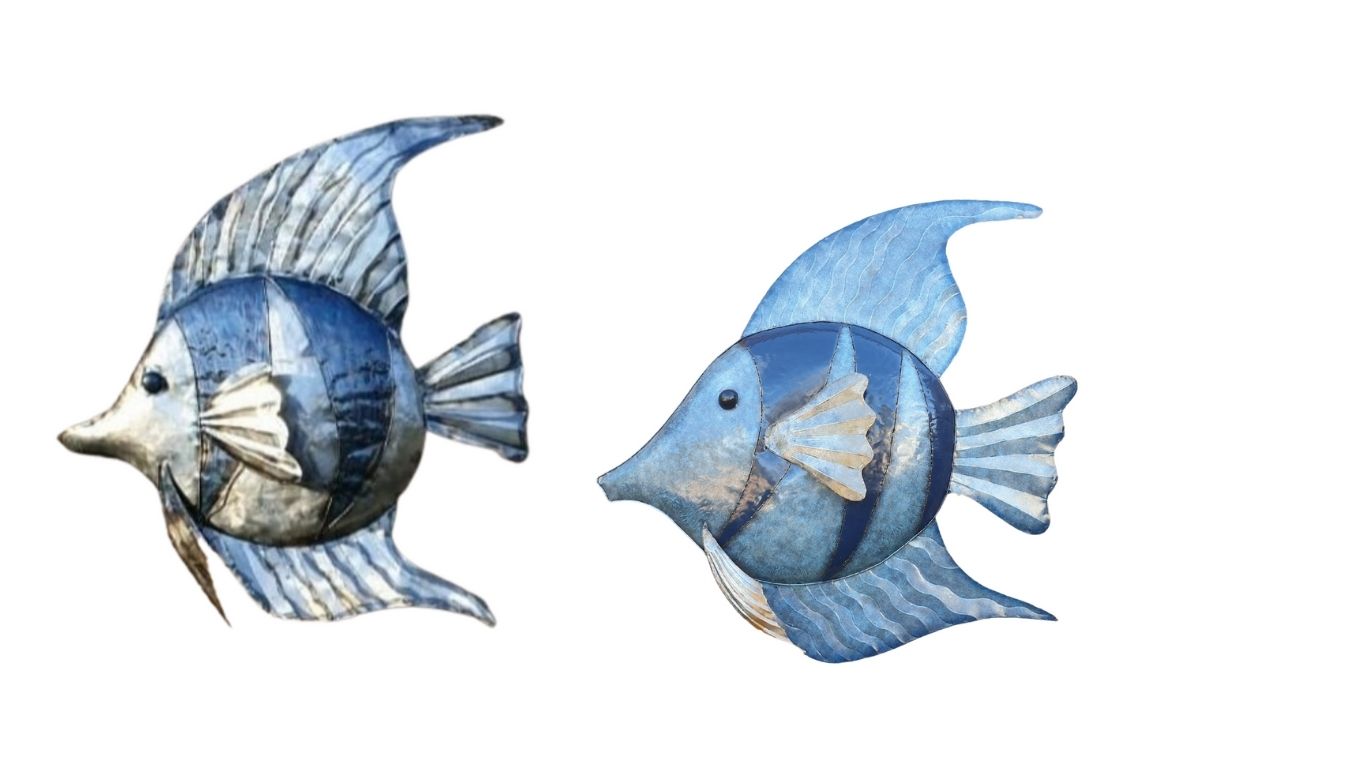 Angel Fish Metal Wall Art