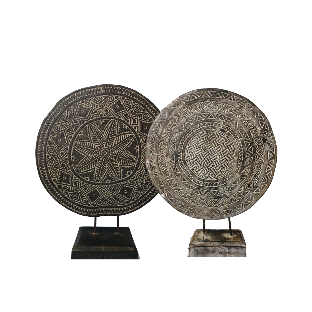 Wooden Tribal Coastal Décor - Azure Decor