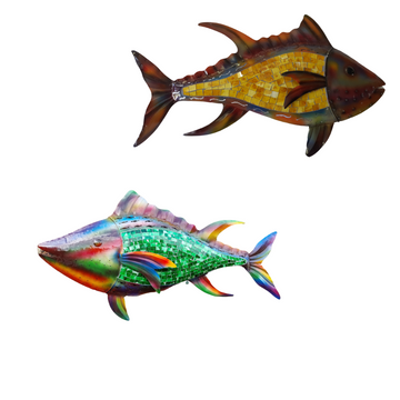 Tuna Mosaic Metal Wall Art