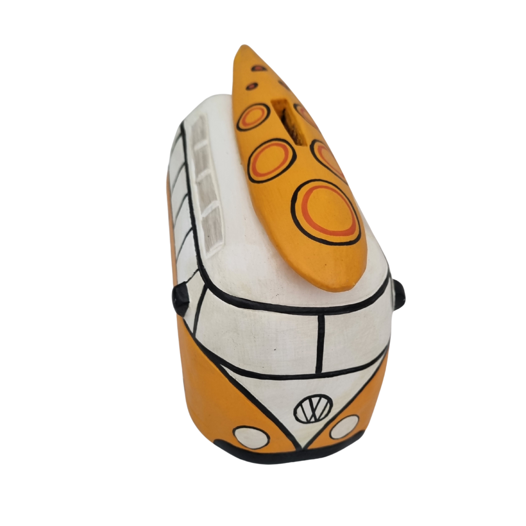 VW Combi Van Wooden Money Box