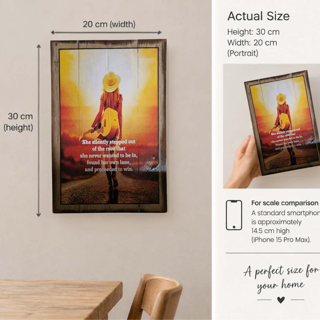 actual size of the size set with scale to visualize