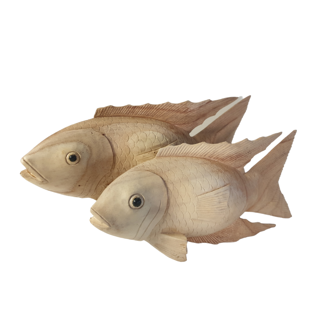 Koi Fish Carving