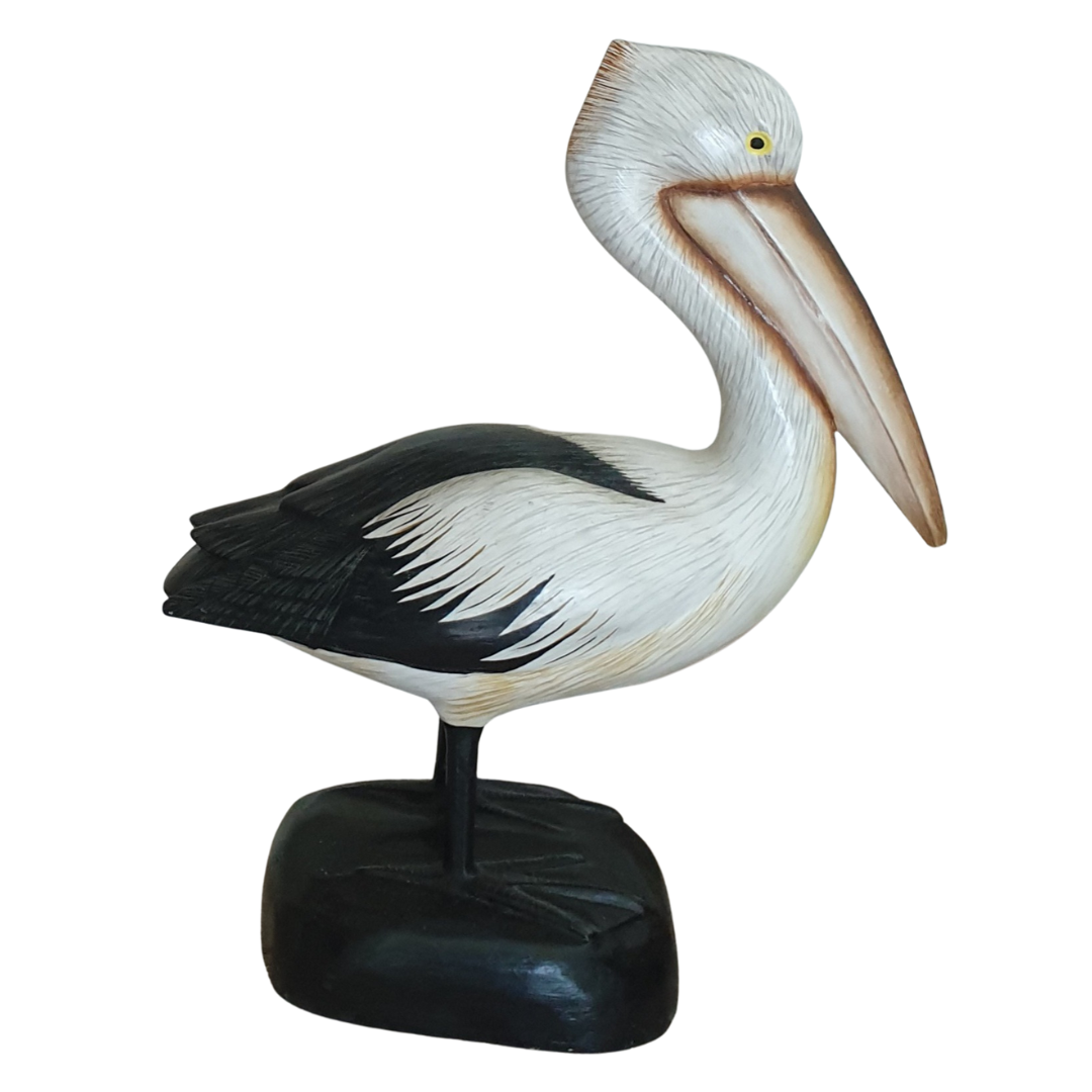 Wooden Pelican Décor
